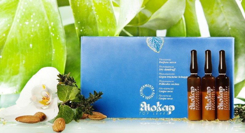 Eliokap Top Level Фитоэссенция для лечения сухой перхоти (ампула), 4 мл