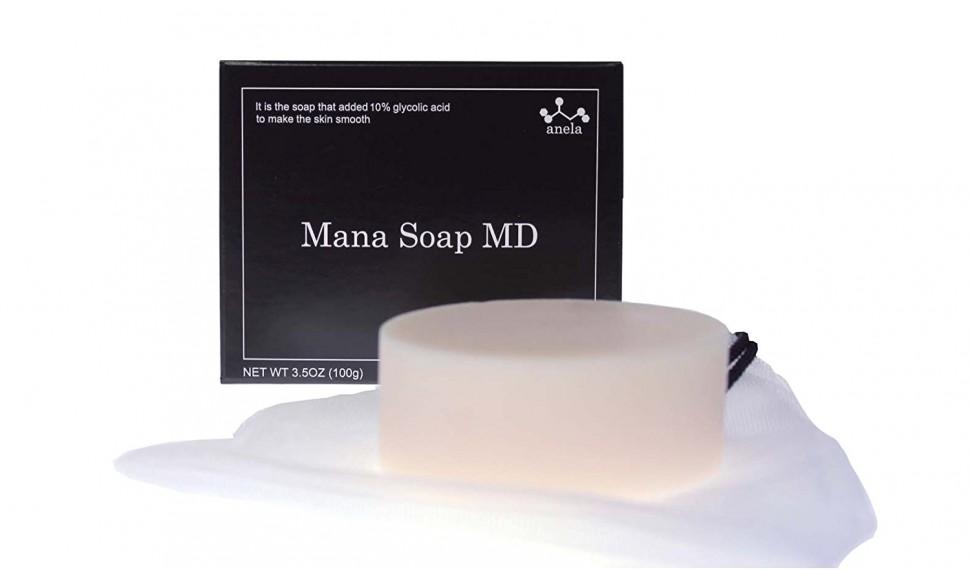 GHC Placental Cosmetic Мыло с гликолевой кислотой 10% / Anela Mana Soap MD (10% glycolic acid) 100 г