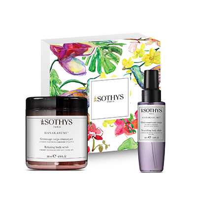 Cherry Blossom And Lotus Escape Body Kit / ПОДАРОЧНЫЙ НАБОР В КОРОБКЕ "РАССЛАБЛЯЮЩИЙ УХОД ДЛЯ ТЕЛА ВИШНЯ-ЛОТОС"