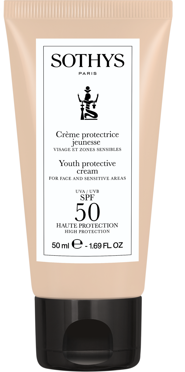 YOUTH PROTECTIVE CREAM for face and sensitive areas SPF50 / ОМОЛАЖИВАЮЩИЙ ЗАЩИТНЫЙ КРЕМ SPF 50 ДЛЯ ЛИЦА И ЧУВСТВИТЕЛЬНЫХ ЗОН, 50 мл