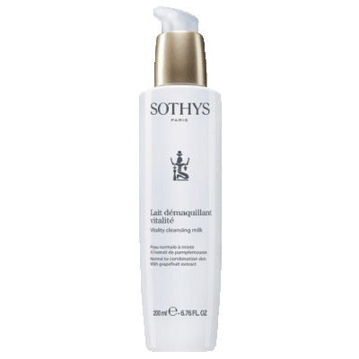 Sothys Молочко для нормальной и комбинированной кожи Vitality Cleansing Milk, 200 мл 