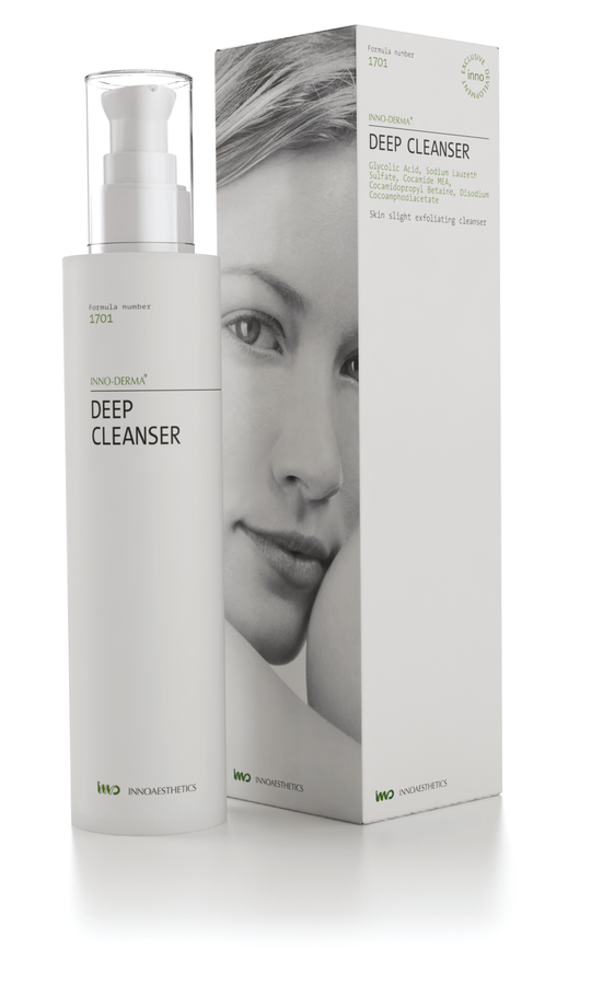 INNO-DERMA DEEP CLEANSER Гель с гликолевой кислотой для глубокого очищения кожи, 200 мл