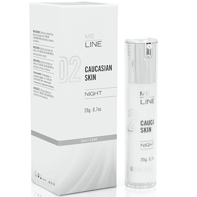 02 M.E. LINE Caucasian Skin Night/ Ночной крем МИЛАЙН 30 г 