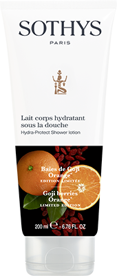 Hydra protect shower lotion "Orange-Goji Berries" / УВЛАЖНЯЮЩИЙ ЛОСЬОН-УХОД ДЛЯ ИСПОЛЬЗОВАНИЯ В ДУШЕ "ЯГОДЫ ГОДЖИ - АПЕЛЬСИН" 
