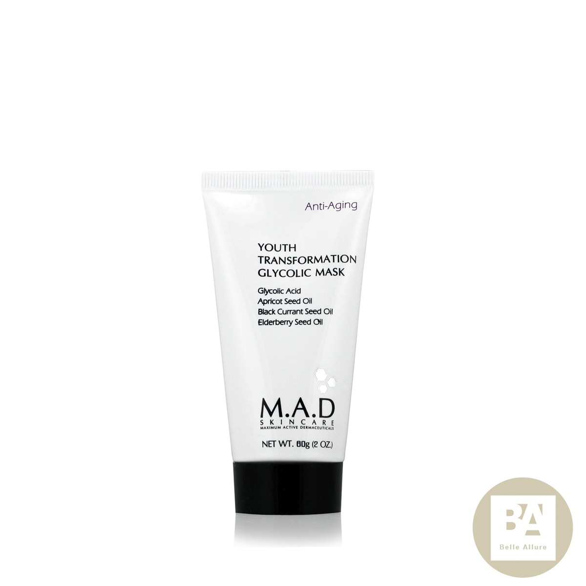 Омолаживающая маска с гликолевой кислотой, 60 гр, фото