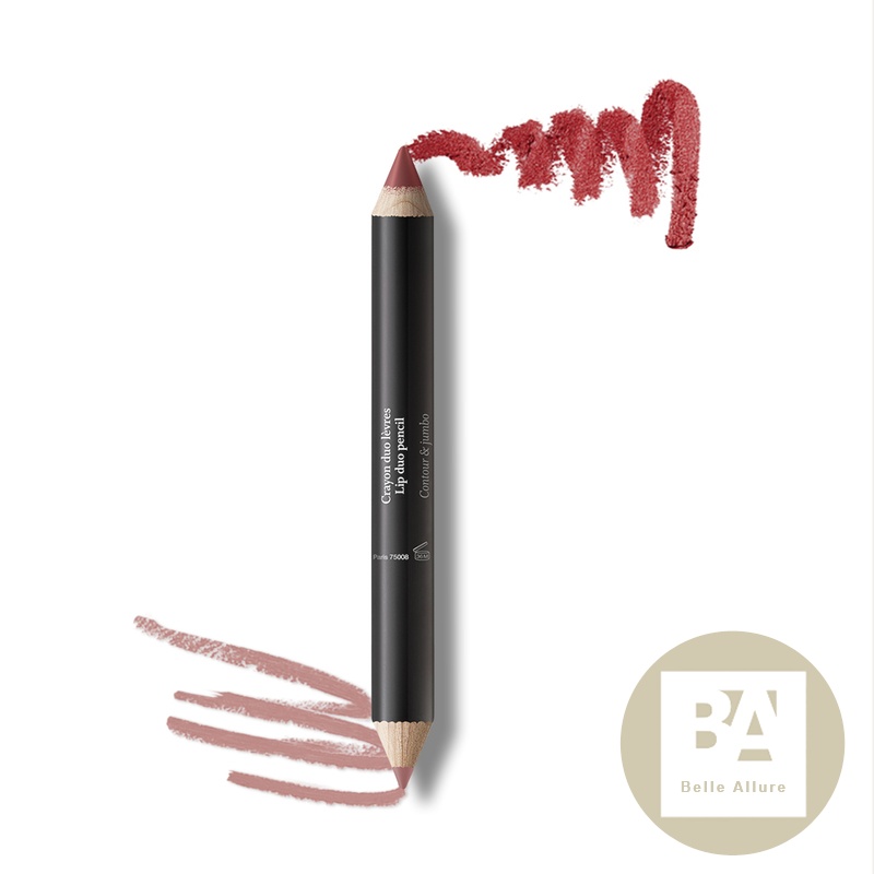 Lip duo pensil / ДВОЙНОЙ КАРАНДАШ ДЛЯ ГУБ Контурный и толстый карандаш 10 nude & rouge enchanté, фото